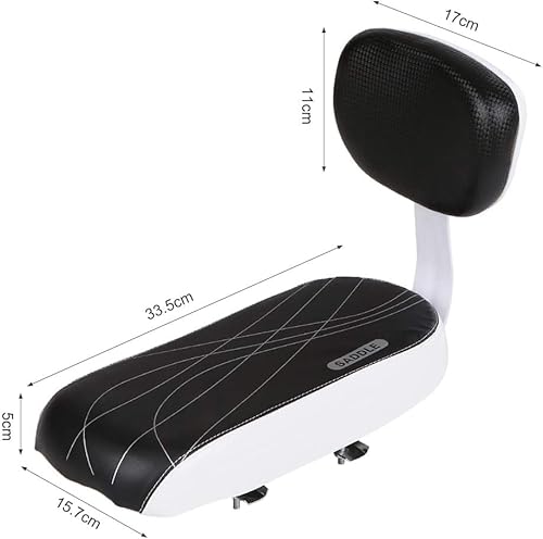 image for Lixada Bicycle Back Seat Cycling Bike Bicycle Mountain Bike PU Leather
