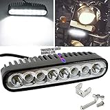 【Estructura duradera】40W Foco Led Tractor con carcasa de aluminio fundido a presión y lente de PC a prueba de golpes, cubierta protectora duradera para resistir, el diseño resistente a los golpes, al agua y a las vibraciones lo hace perfecto para cualquier condición de uso extremo.