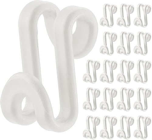 Paquete de 60 ganchos para colgar ropa en forma de S, clips extensores, mini ahorrador de espacio, extensor para colgar ropa, organizador en
