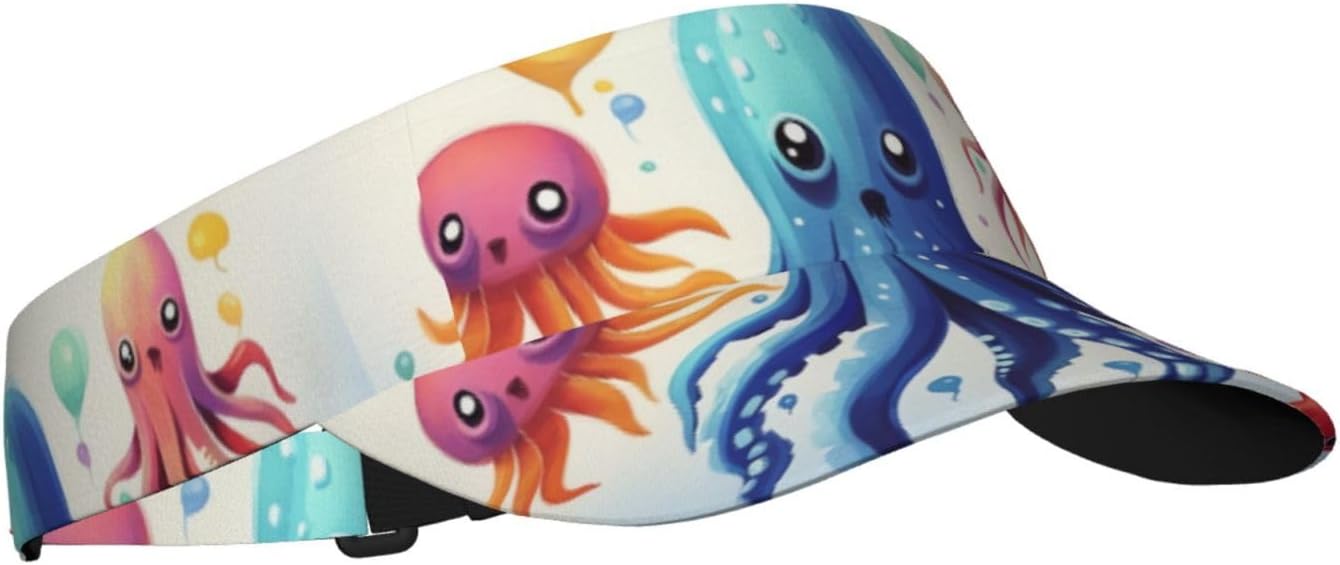 Cute Pekingese Sun Visor Hat for Women Men Outdoor Sports Golf Visor Beach Travel Tennis Cap