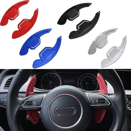 Levas de cambio de aluminio azul para Audi A3 S3 RS3 2013-2016 2