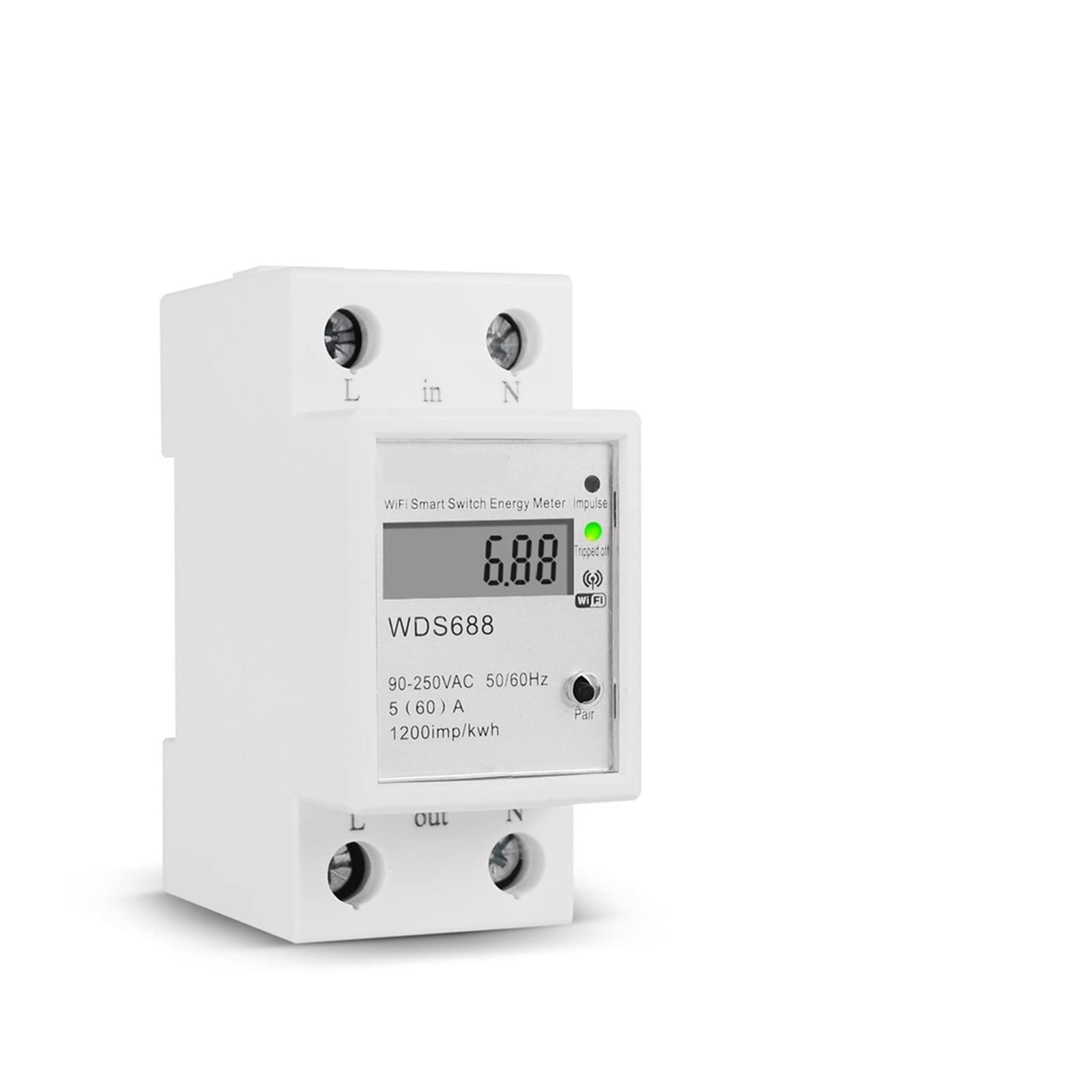 Paklif Smart Meter Energy Tuya Single Phase Din Rail Wifi | Desertcart ...