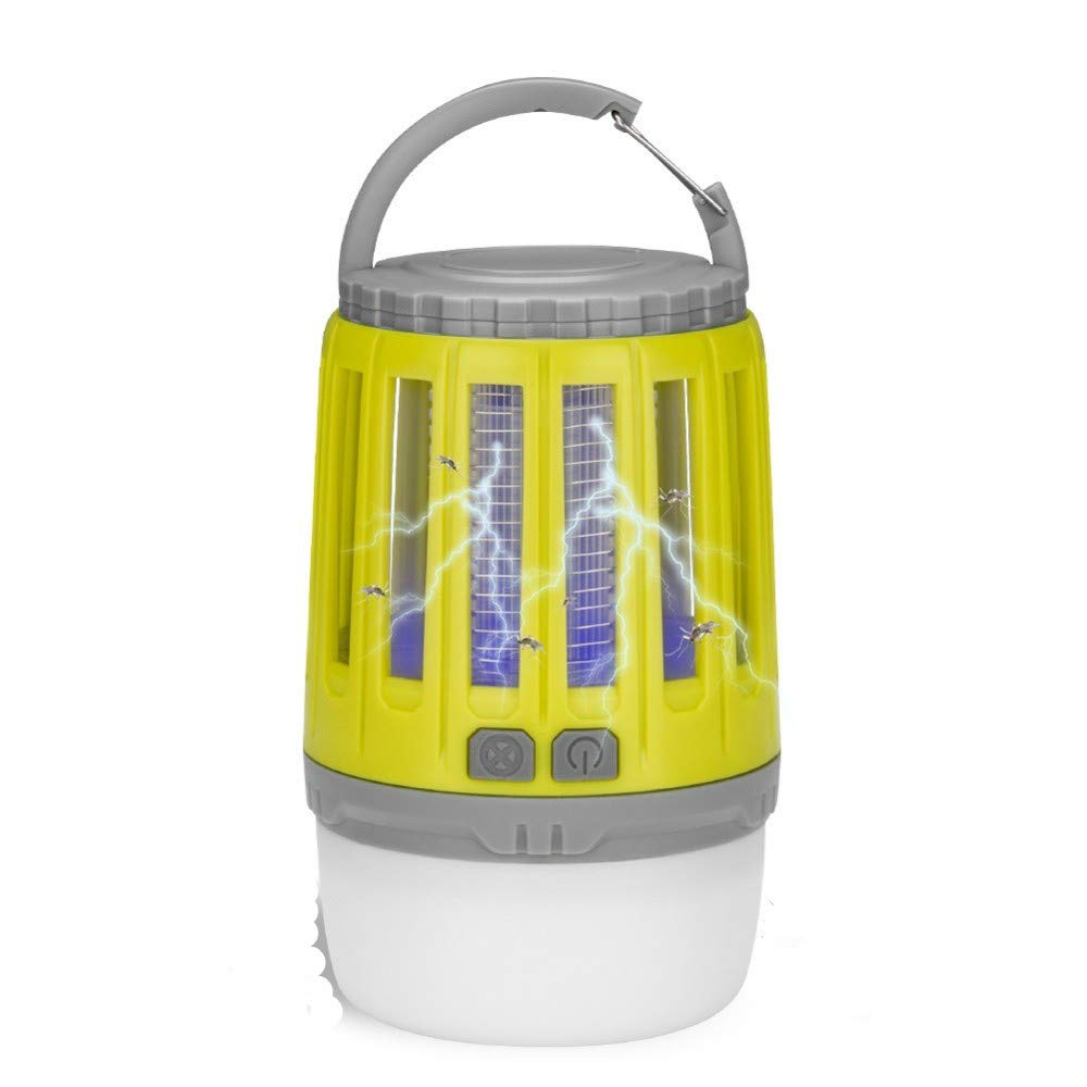 Zabójca komarów 2 w 1 ładowanie przez USB pułapka na komary Led lampka nocna łapka na owady owady światła kempingowe zabijanie odstraszacz szkodników na zewnątrz losowy kolor