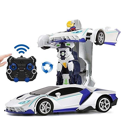 Buy Woote RC Vehicle Car Gesture Sensor Transformer Remote Control Car Children Charging Racing Robo...