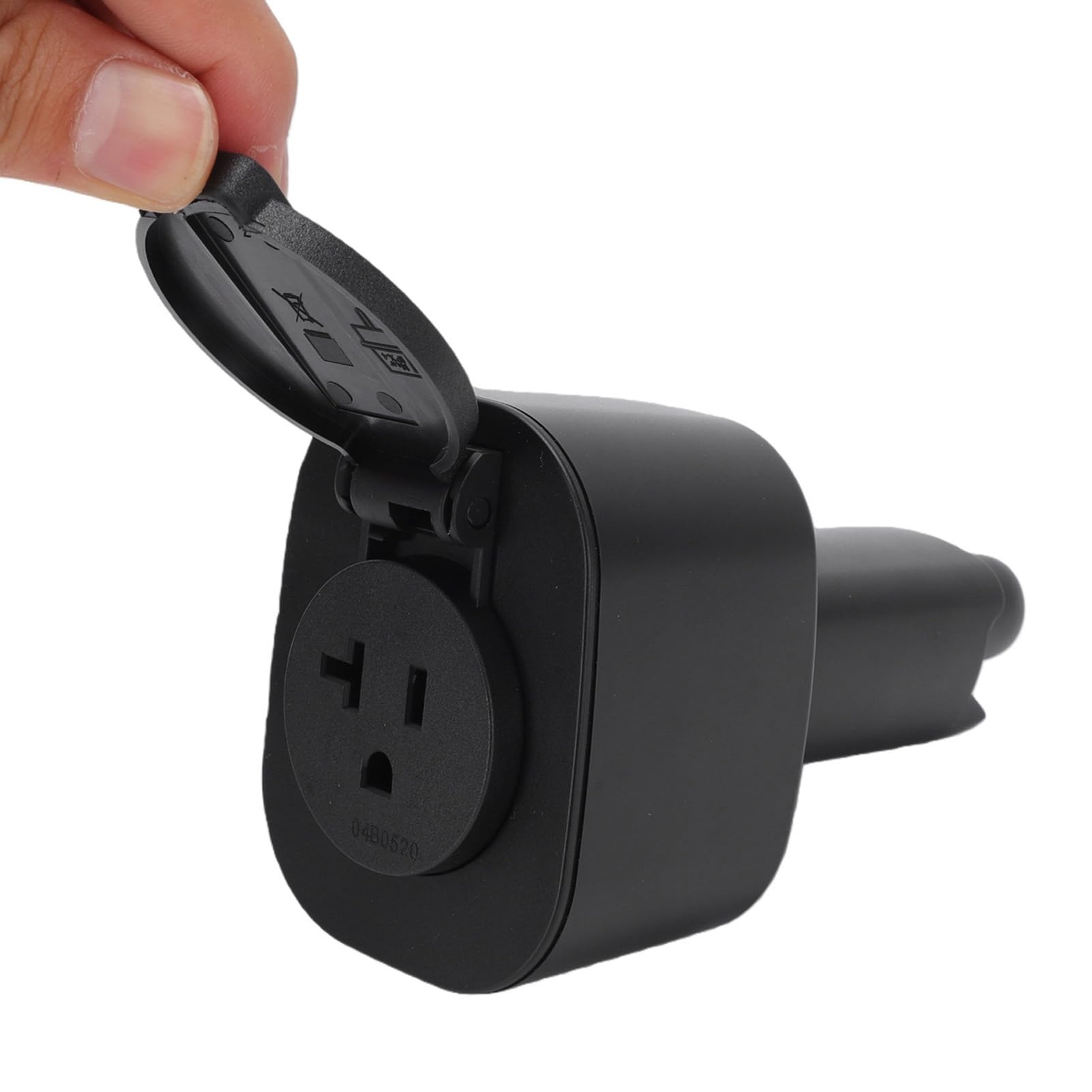 Adapter Nacs V2l z Wyświetlaczem LED, Adapter ładujący Nacs V2l Ev z blokadą Bezpieczeństwa do Ioniq 5 6 9, Szeroka kompatybilność z Zasilaniem Kempingowym i Awaryjnym