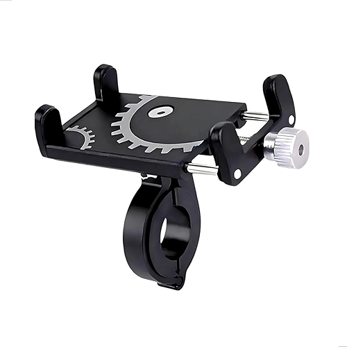 Suporte Para Celular GPS Bike Bicicleta E Moto Em Aluminio Articulado 360º Guidão Universal