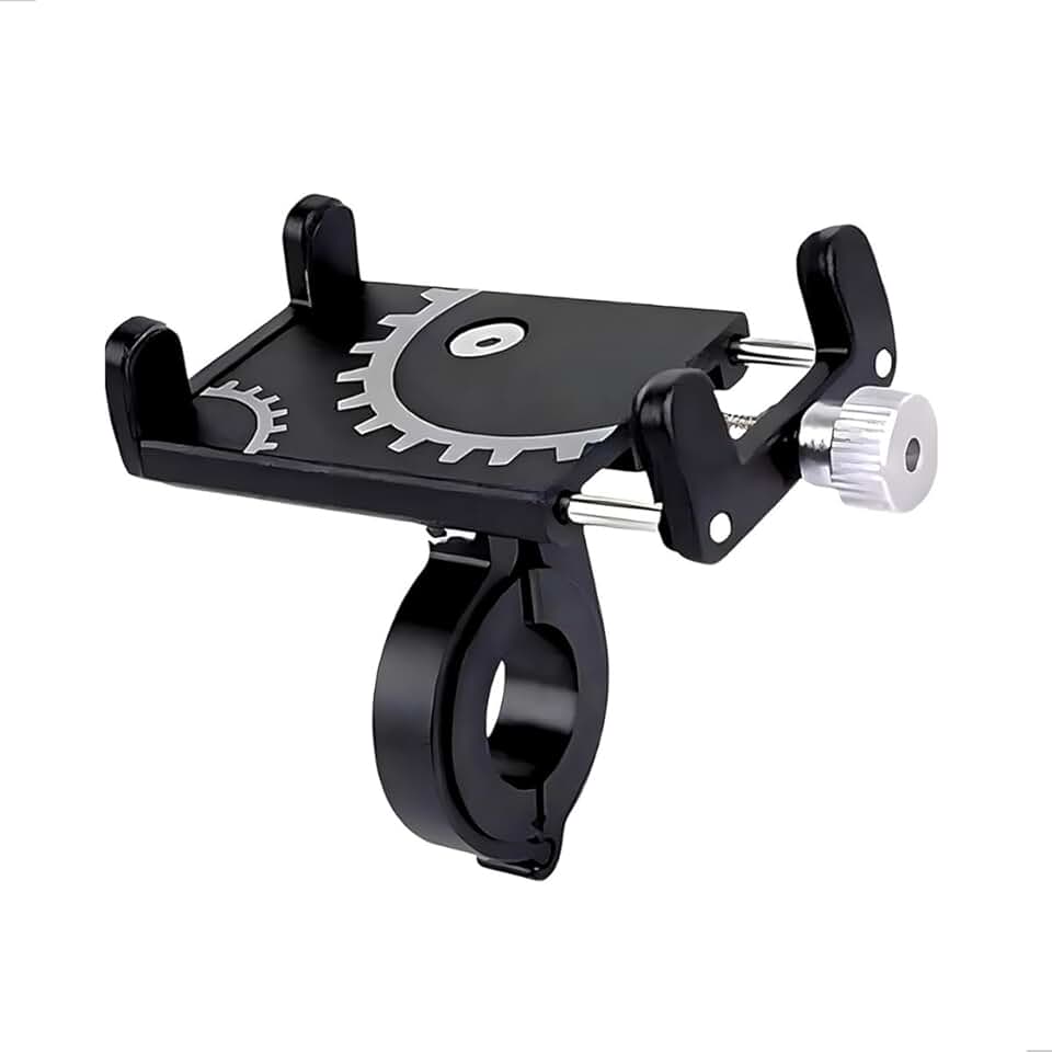 Suporte Para Celular GPS Bike Bicicleta E Moto Em Aluminio Articulado 360º Guidão Universal