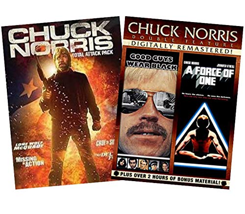Miniatura 2 de Ultimate Chuck Norris 6-Movie DVD Collection A Force of One Good Guys Wear Black Lone Wolf McQuade Missing in Action Code of Silence The Delta