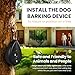 STÙNICK 2025 Anti Bark Device and 75 Feet Neighbor Dog Silencer - 3 Level Bark Box Anti Bark Device, Bark Stop Devices Ultrasonic Dog Bark Control, Outdoor Bark Deterrent