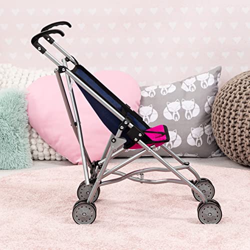 Bayer 30154AA Design Dolls Buggy For Up To 18 Inch Dolls,Blue/Pink thumb #6