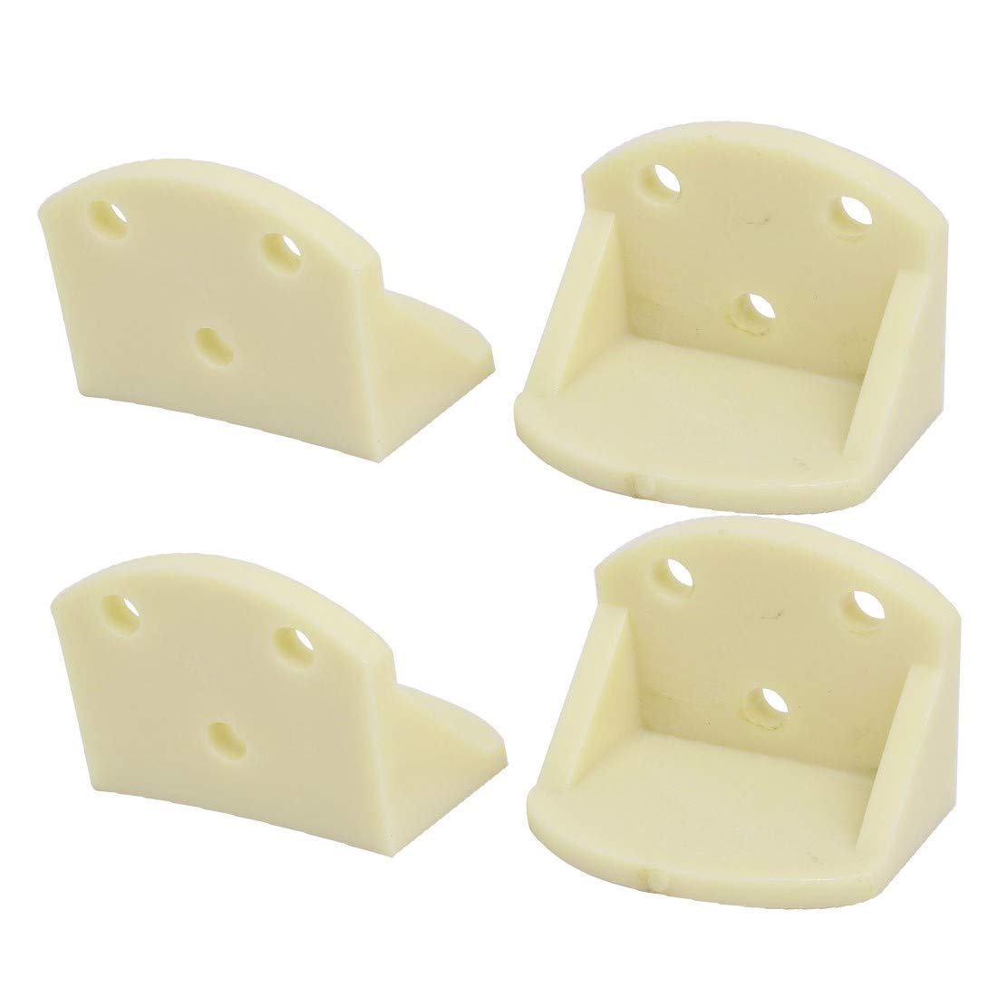 ABS Featured Corner Braces Angle Reliable Efficacy Bracket Joint Beige