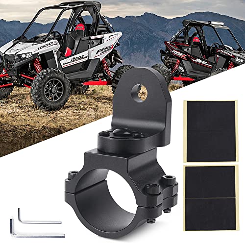 Support de drapeau UTV, réglable à 360 °, barre lumineuse pour mât de drapeau tout-terrain, support de montage LED, support de fixation réglable, 1,75 à 2 ", compatible avec UTV et Can-Am-Zu Cover