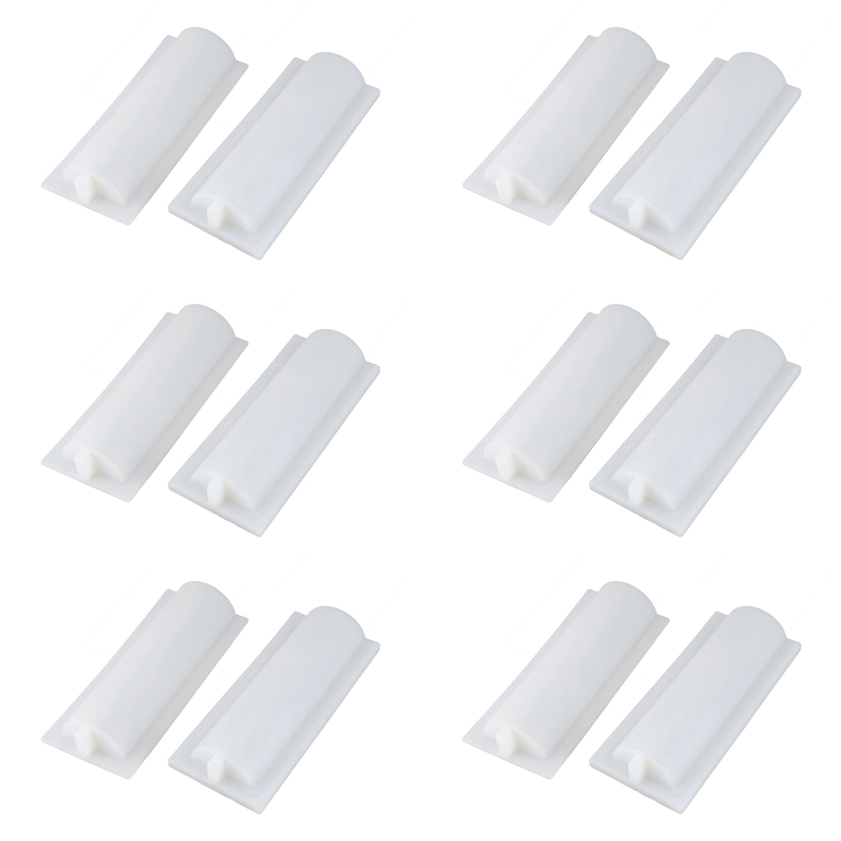 6X Silicona Molde de Jabón 1000 Ml Redondeado una Mano Modelo de Tubo de Molde de Jabón Molde de Silicona Molde de Proceso en Frío Molde de Jabón Hecho una Mano