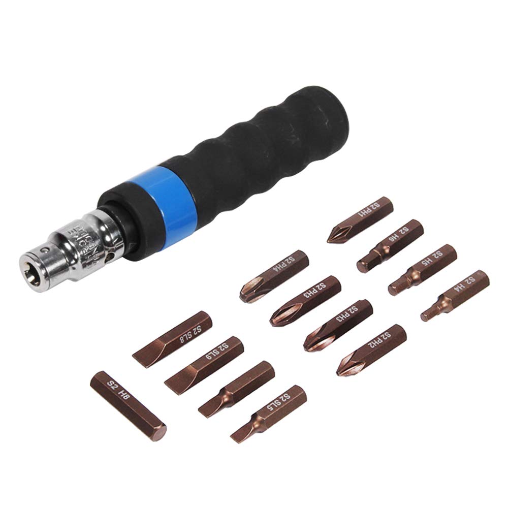 jeerbly 14pcs Broken Screw Extractor, Multifunctional Percussion