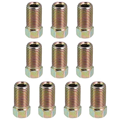 X AUTOHAUX 10pcs Motorcycle Brake Line Fittings Cover