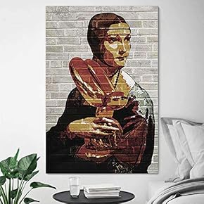 SIGNWIN Framed Canvas Wall Art Collage Painting Leonardo...