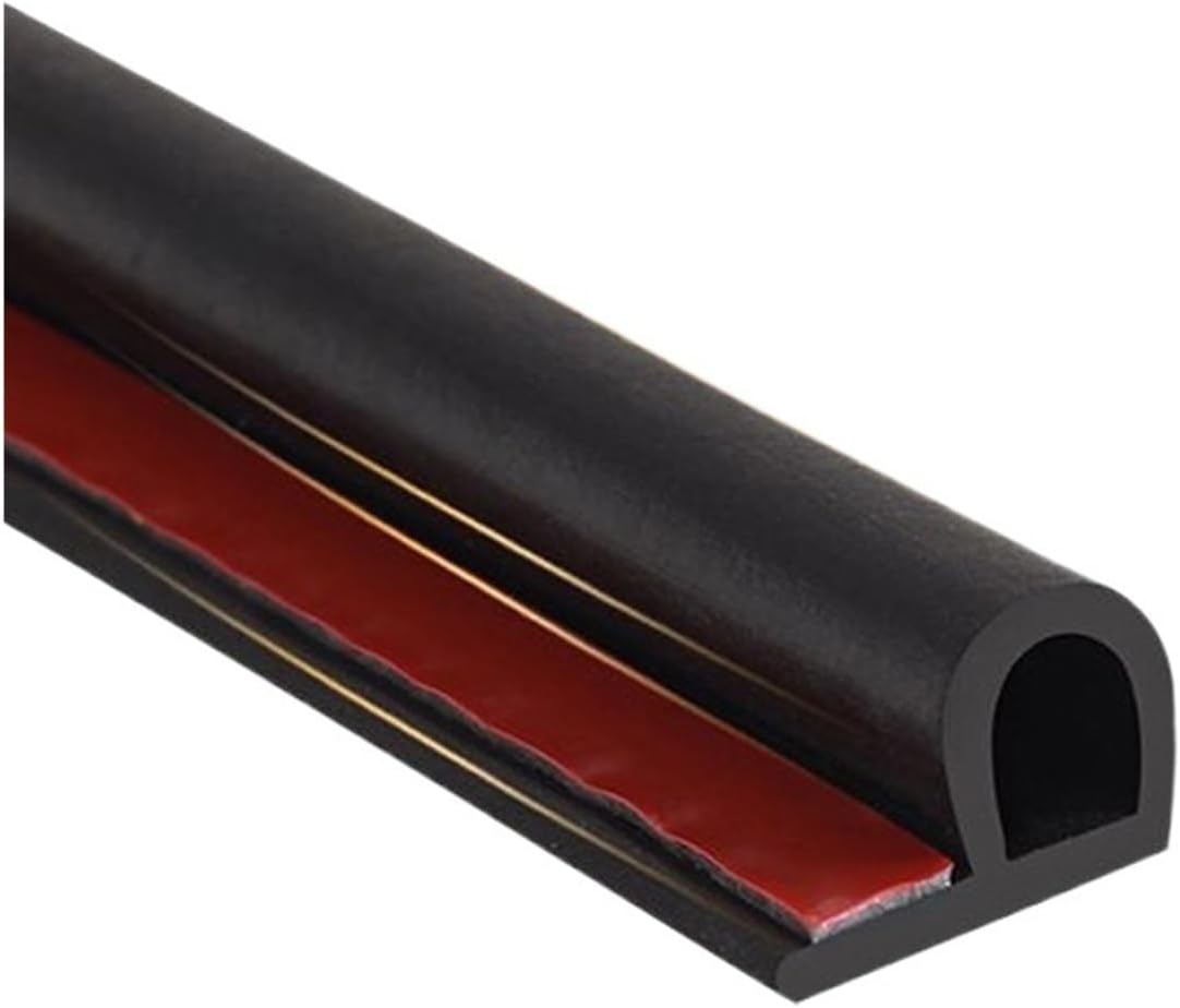 Rubber Car A-Pillar Sealing Strip Sound Insulation Waterproof Dustproof Seal for Car Door Accessories