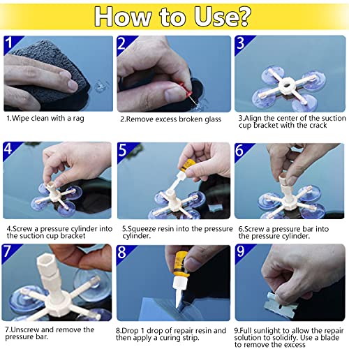 Uniioon 2024-02 Windshield Repair Kit thumb #4
