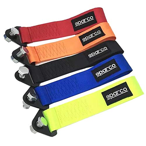 XYDZ 5PCS Cuerda de Remolque Correa Remolcar de 2.9 Toneladas Carga Máxima Coche de Carreras Universal Parachoques Remolque de Nylon de Alta Resistencia para Vehículos de Emergencia Remolque para Coch