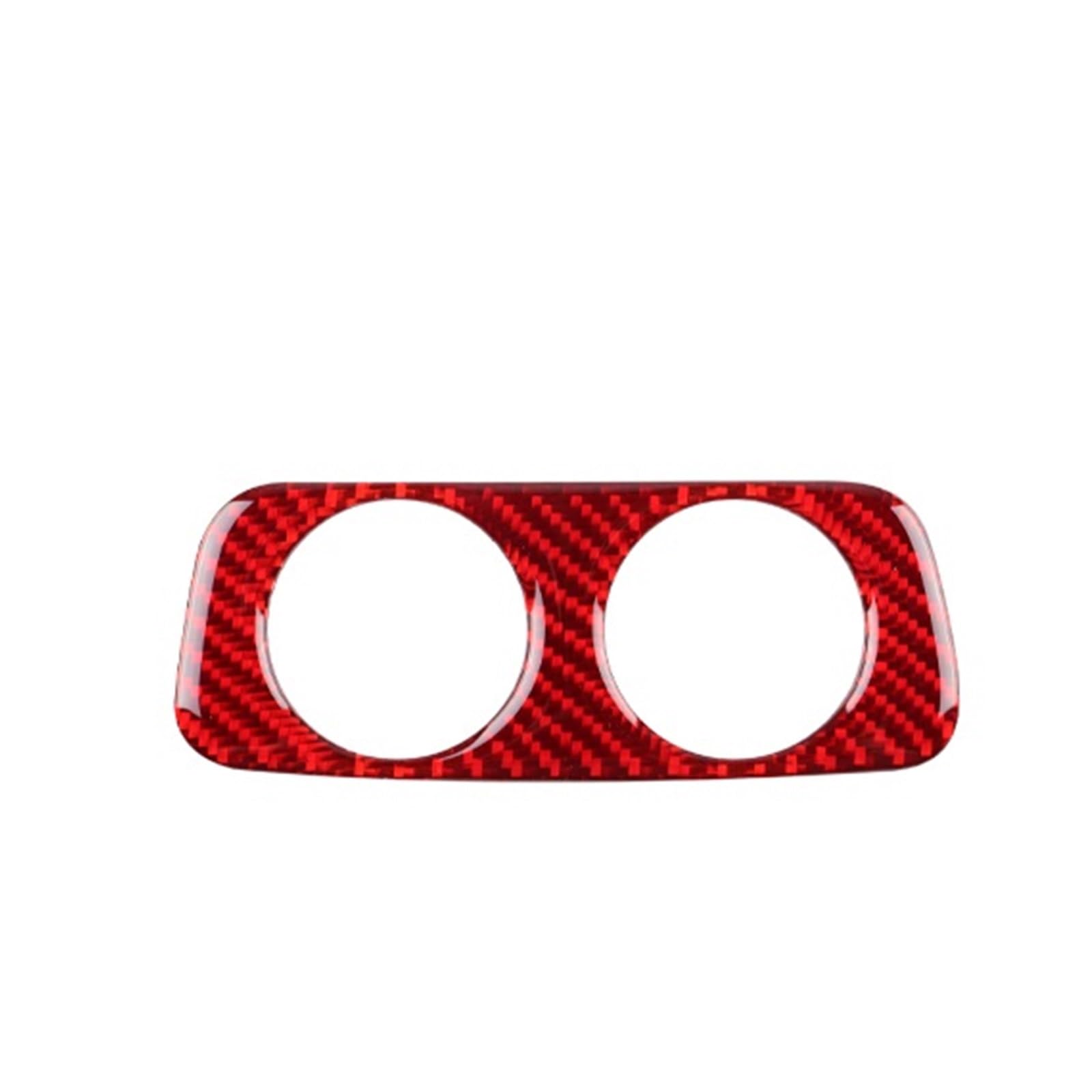 Car Trim Interior for Fluence for Megane 3 RS 2009-2015 LHD RHD Car Headlight Button Soft Carbon Fiber Sticker Interior Mouldings(Red Carbon)