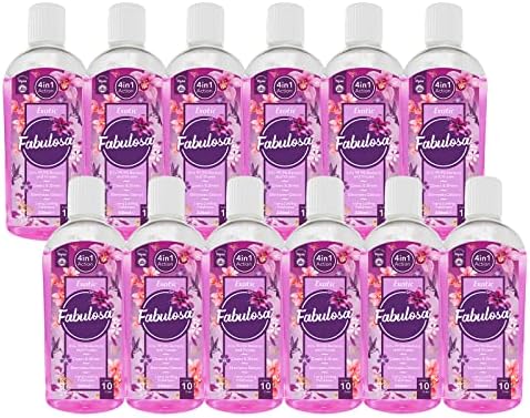 Fabulosa 4 in 1 Concentrated Antibacterial Disinfectant All Purpose Cleaner, 220ml, Individual, Fabventus