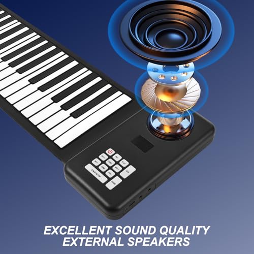 clavier électronique,HUIOP Piano électronique portable à 88 touches, piano électronique respectueux de l’environnement, piano pliable en silicone, pratique à domicile, piano électronique professionnel - Les Beatles, Paul McCartney, John Lennon, RIngo Starr, George Harrison clavier électronique,HUIOP Piano électronique portable à 88 touches, piano électronique respectueux de l'environnement, piano pliable en silicone, pratique à domicile, piano électronique professionnel – Image 4