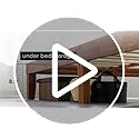 Mellow Naturalista Classic 12-Inch Solid Wood Platform Bed | Wooden Slats, No Box Spring Needed, Easy Assembly | Full, Cherry