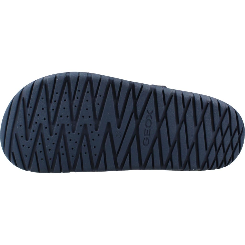 Geox J Sandal Fusbetto Bo, Sandalia, Azul Marino, 36 EU