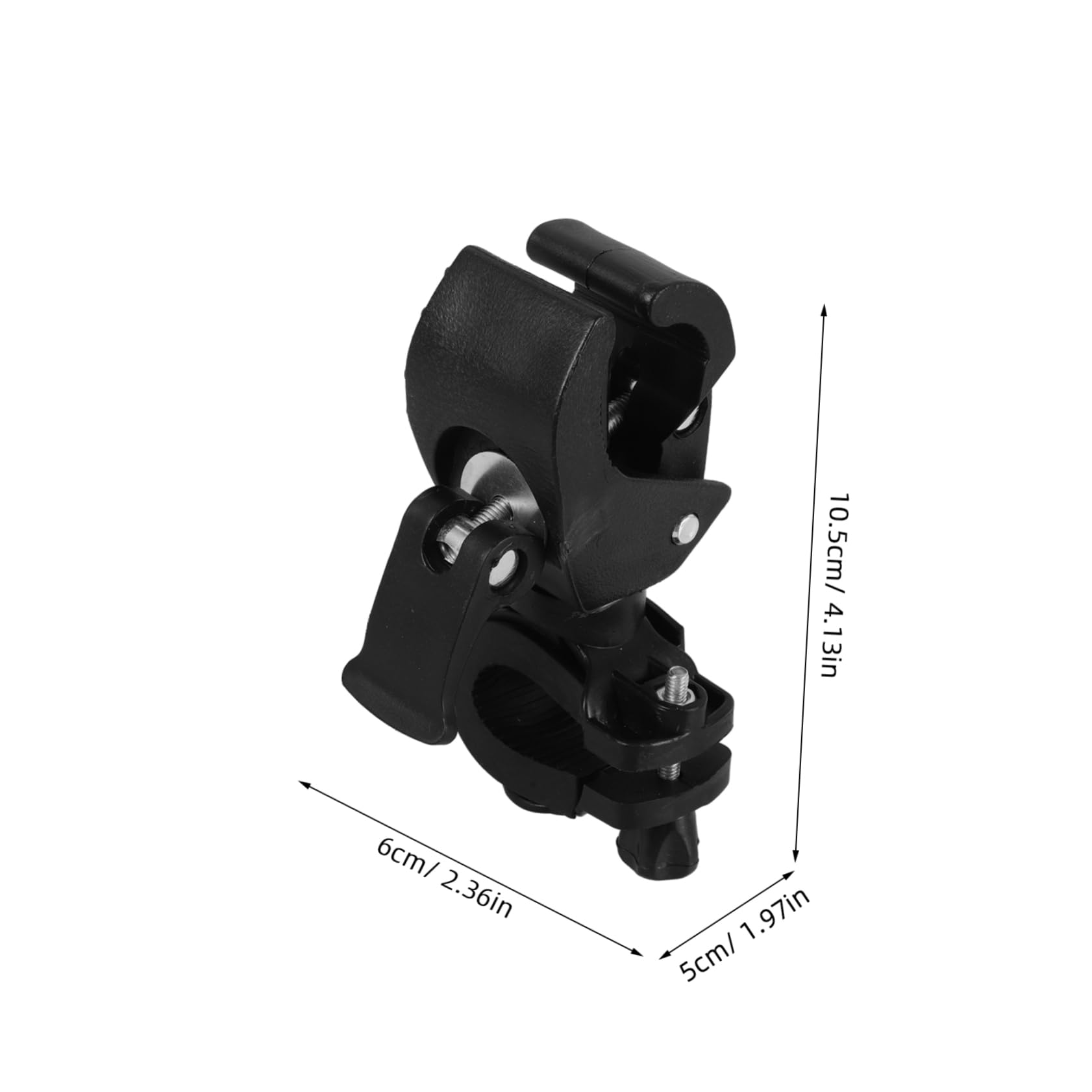 COLLBATH 2pcs Mobility Scooter Crutch Bracket Metal Cane Storage Holder Black Wheelchair Cane Organizers Wheelchair Crutch Storage Bracket Plastic