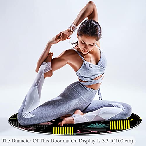 Tapis rond confortable pour réchauffer un sol de chambre - 6
