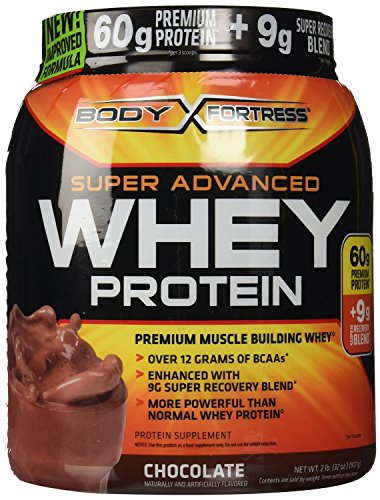 Body Fortress Whey Protein, Chocolate, 2 LB (Pack of 6)