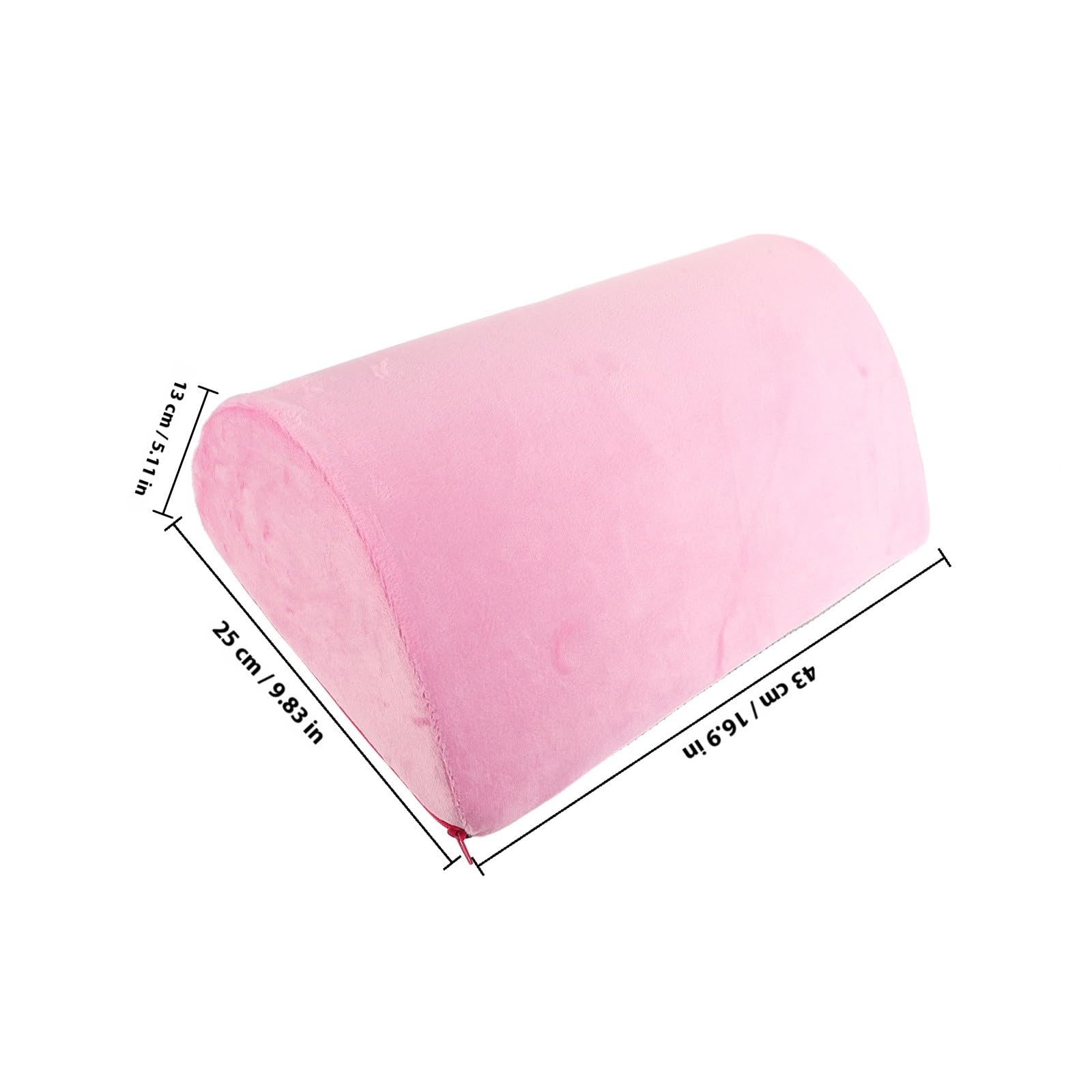 Fußkissen mit Tragegriff für Büro und Zuhause, Rosa
