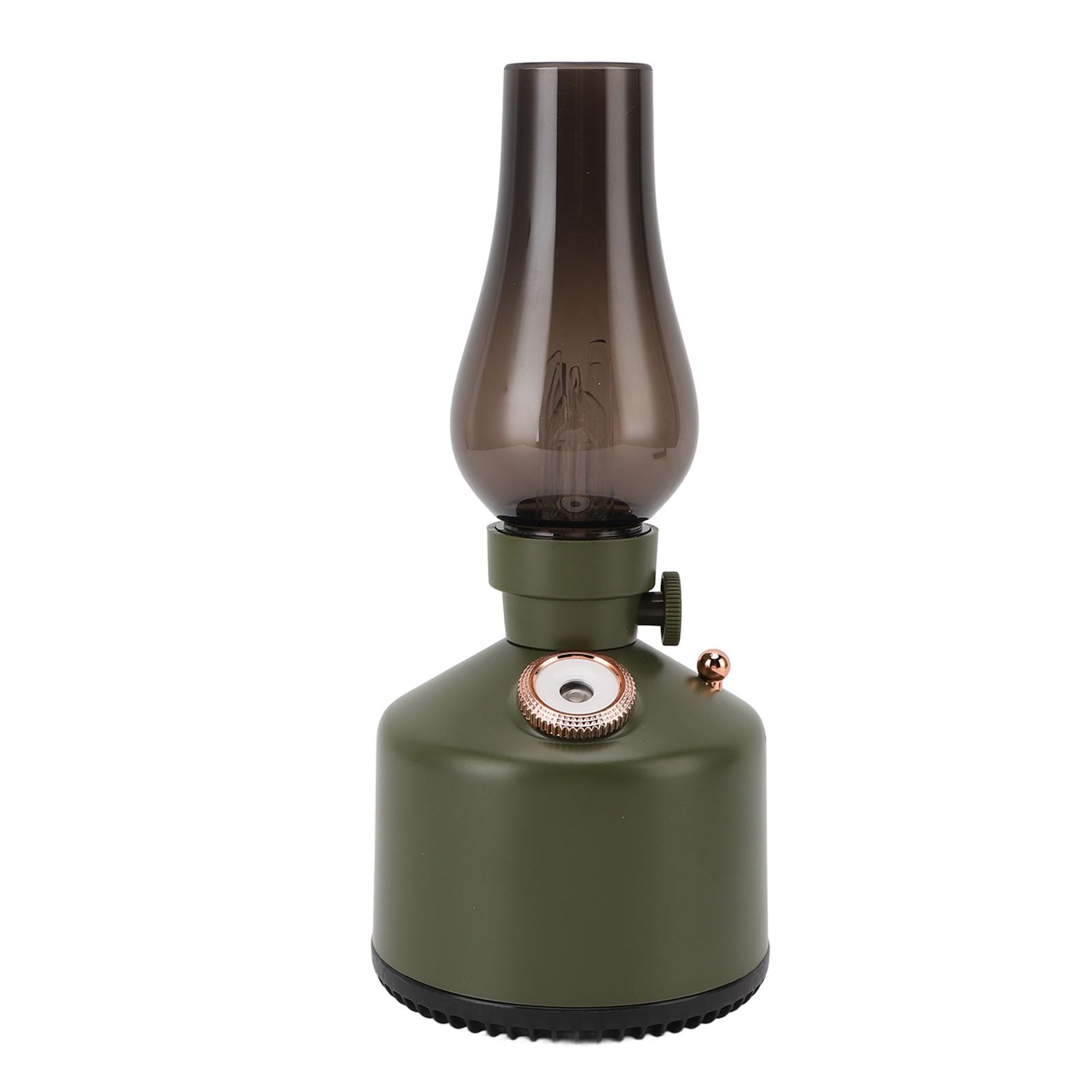 Ejoyous Umidificatore Vintage con Lampada a Cherosene ABS Diffusore per Aromaterapia con Nebbia Fredda 260 Ml 2 Impostazioni di Nebbia Luce Notturna con Regolazione Continua per la Camera da Letto