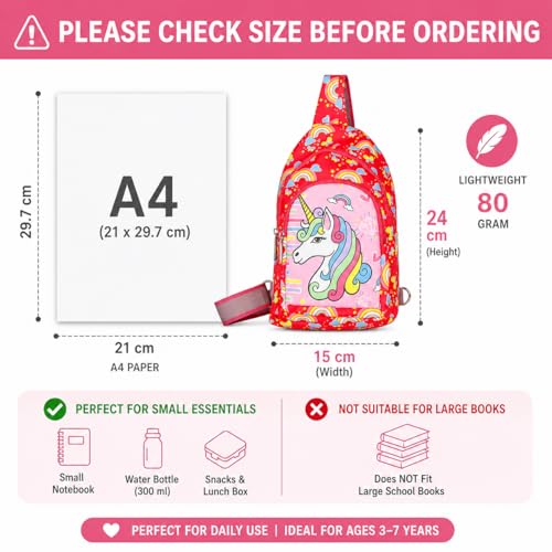 Image of Kizzi Print Colourful Cross body Bags for Boys and Girls Kids School, Picnic, Return Gifts