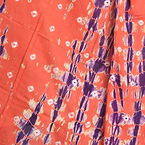 Image of Women's Pure Cotton Multi-Colored Traditional Authentic Tie Dye with Bandhej Bandhani Dupatta Chunni