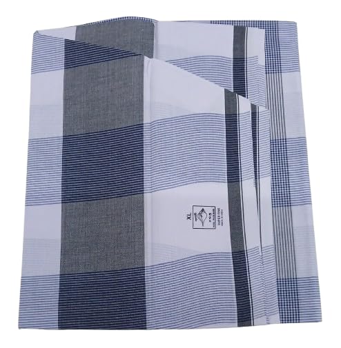 chank Lungi Soft Quality (Multi-Color Fancy Designed) Lungi (2.25 Meters) XL Size 145 Model Offer Pack Lungi #Soft (Please See All Images) (Same Design you Received)-picture-35