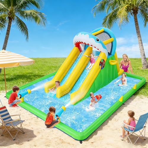 70% Off 8-in-1 Inflatable Water Bounce House for Kids - Image 2