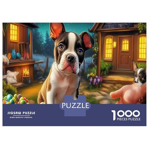 Rompecabezas de Boston Terrier: diversión en casa y decoración de pared ideal 2