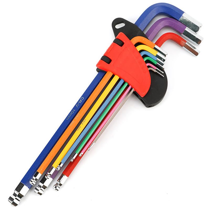 Amazon | 六角レンチセット ボールポイント アーレンキー ロング L型