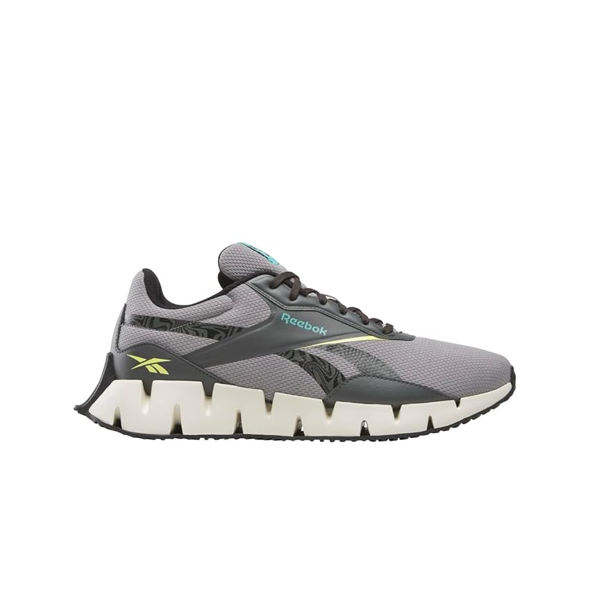 Reebok Zig DYNAMICA STR, Scarpe da Ginnastica Unisex-Adulto, Grey 3/Vintage Chalk/Grey 5, 40 EU