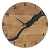Wall Clocks for Living Room 18 Inch Large Wall Clocks Battery Operated Silent Non Ticking Unique Modern Farmhouse Decorative Wood Analog Clock for Bedroom Dining Room