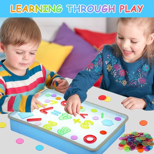 Table Lumineuse Sensorielle Vicloon avec 151 Accessoires pour Enfants - 7