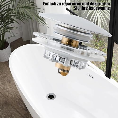 Tapón de drenaje para bañera y fregadero NEWFT miniatura 7