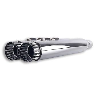 Harley-Davidson クロームマフラー クロームワークス□3インチ スリップオンマフラー HP-PLUS