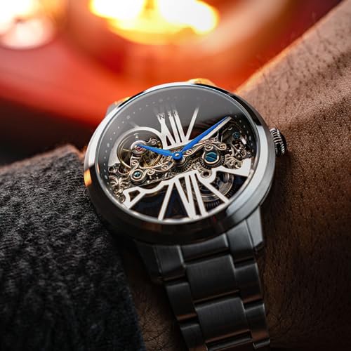 Image of Earnshaw Cornwall Bridge Automatic Silver Round Dial Men's Watch - ES-8287-11