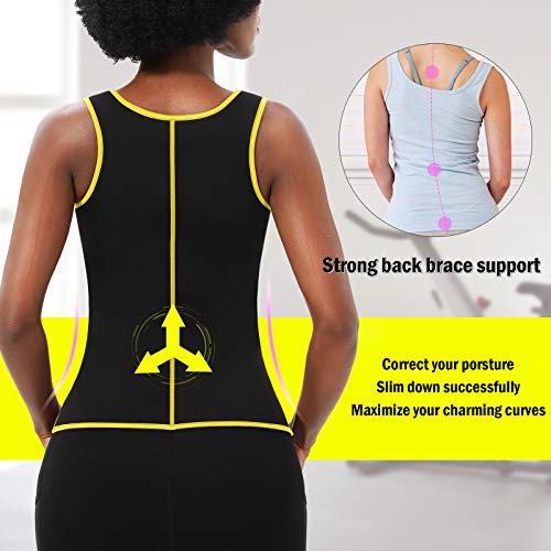 Along Fit Sweat Sauna Vest Waist Trainer Vest For Women Plus Size Slim Corset Fitness Neoprene Body Shaper Size 5Xl #TOP3
