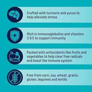 Stewart Freeze Dried Canine Treats, Rooster & Vegetable, Immunity Treats, Vitamin E, Grain Free, 4 Ounce Resealable Pouch, Made in USA