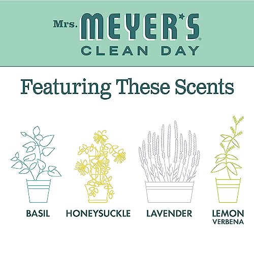 Image of Mrs. MEYER'S Clean Day Liquid Dish Soap, Mint Scent 16 Fl Oz (Pack of 2)