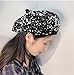 IHAUIUE Sequin Glitter Berets Hats Womens Bling French Hat Fashion Sparkly Artist Caps for Party Club Dance Disco Silver