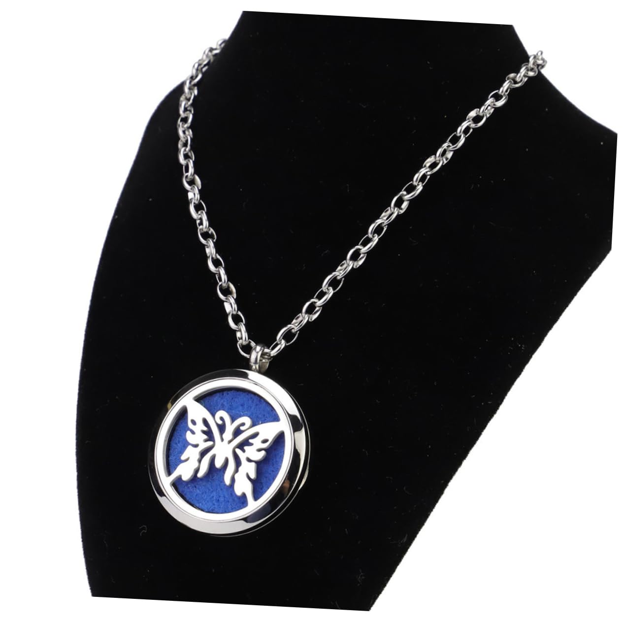 COLLBATH 3pezzi Collana Diffusore Inossidabile Con Ciondolo Locket e Accessorio Per Per Ogni Occasione